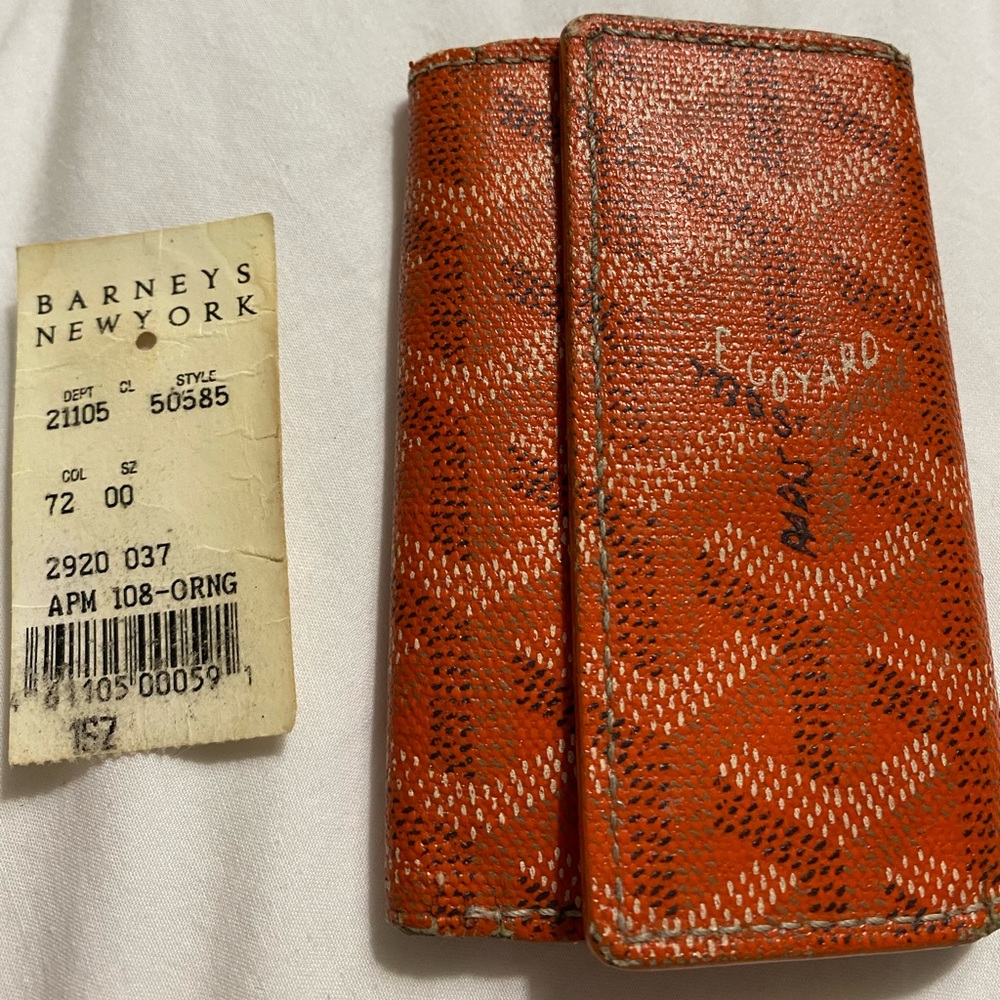 Goyard Orange Key Case